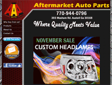 Tablet Screenshot of aftermarketap.com